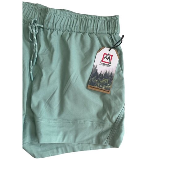 AVALANCHE Women's Sage Green Workout Shorts Size XL NEW NWT - Picture 5 of 8
